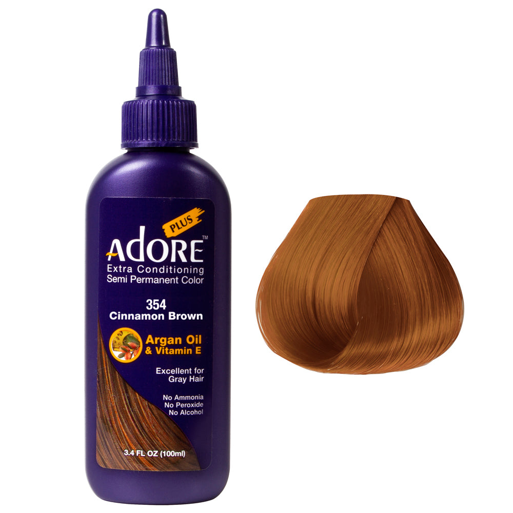 Adore Plus Semi Permanent Color Cinnamon Brown #354