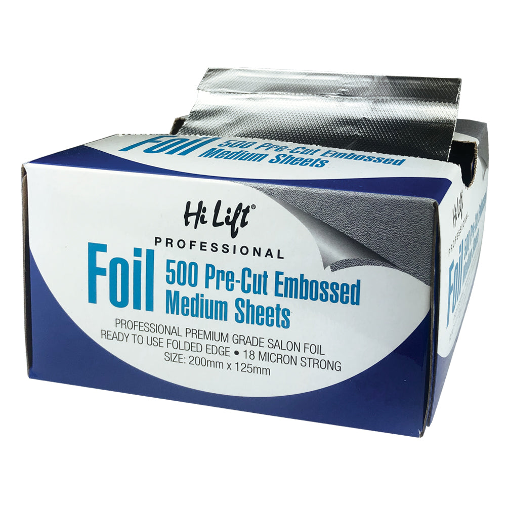Hi Lift POP UP Foil 500 Folded Sheets - Medium - 18 Micron  Silver
