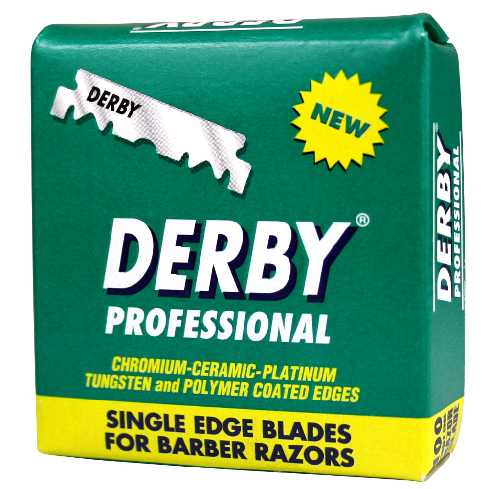 Derby  Pro Single Edge Razor Blades 100pcs Per Box