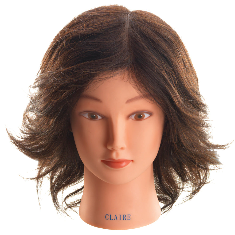 Hi Lift Mannequin Head Claire - Short Wavy (25-30cm)