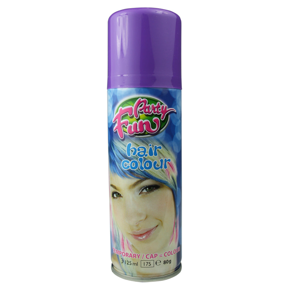 Party Fun Colour Hair Spray - Purple