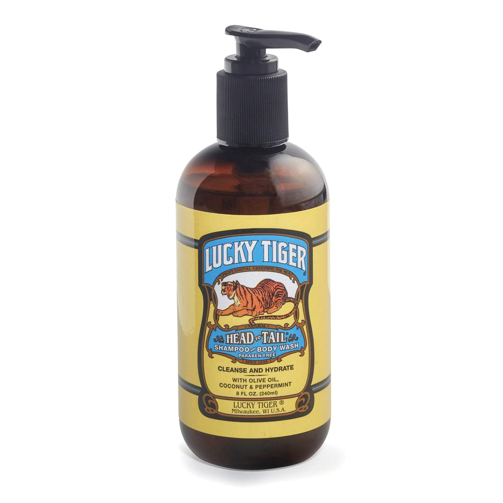 Lucky Tiger Head to Tail Shampoo and Body Wash 240ml
