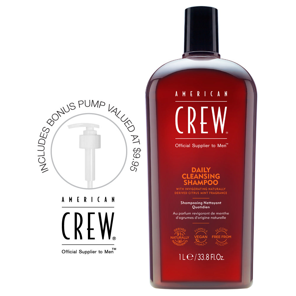 American Crew Daily Cleansing Shampoo 1 Litre