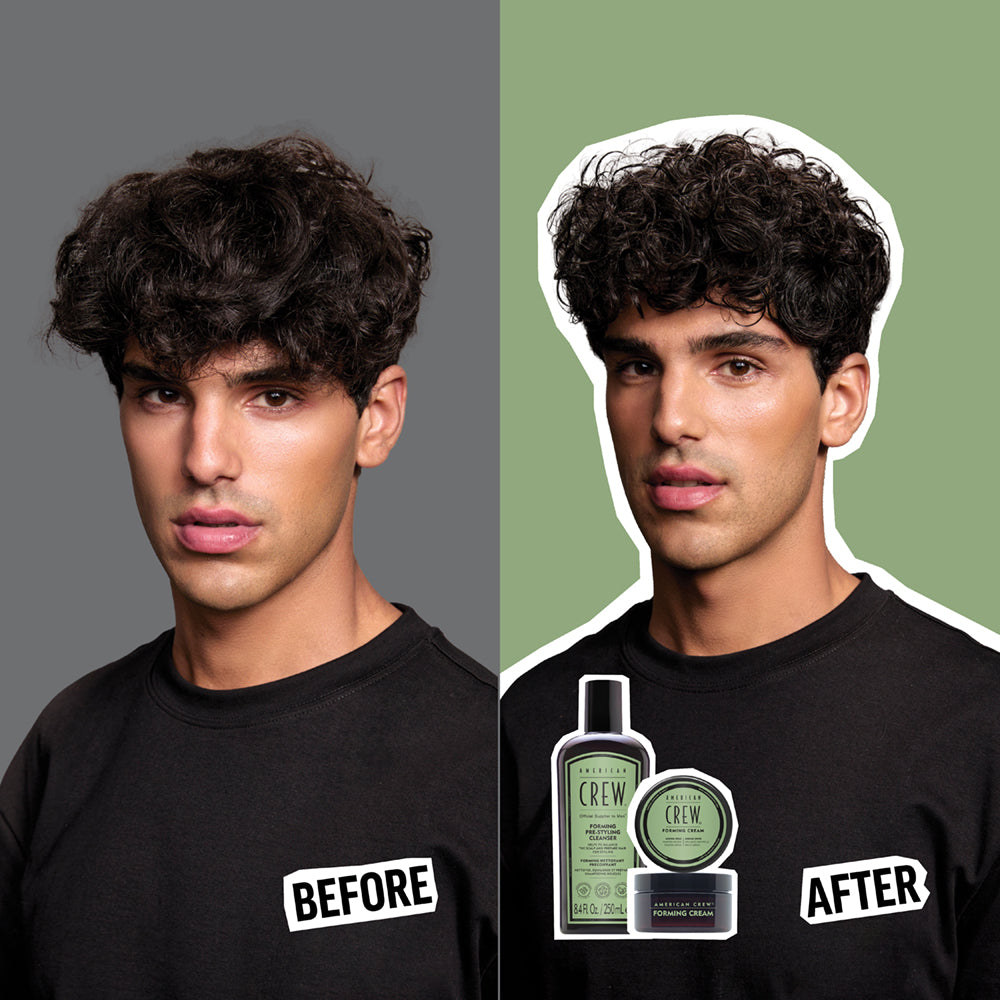 American Crew Forming Duo Shampoo 250ml / Forming Cream 85g with Bonus American Crew Socks