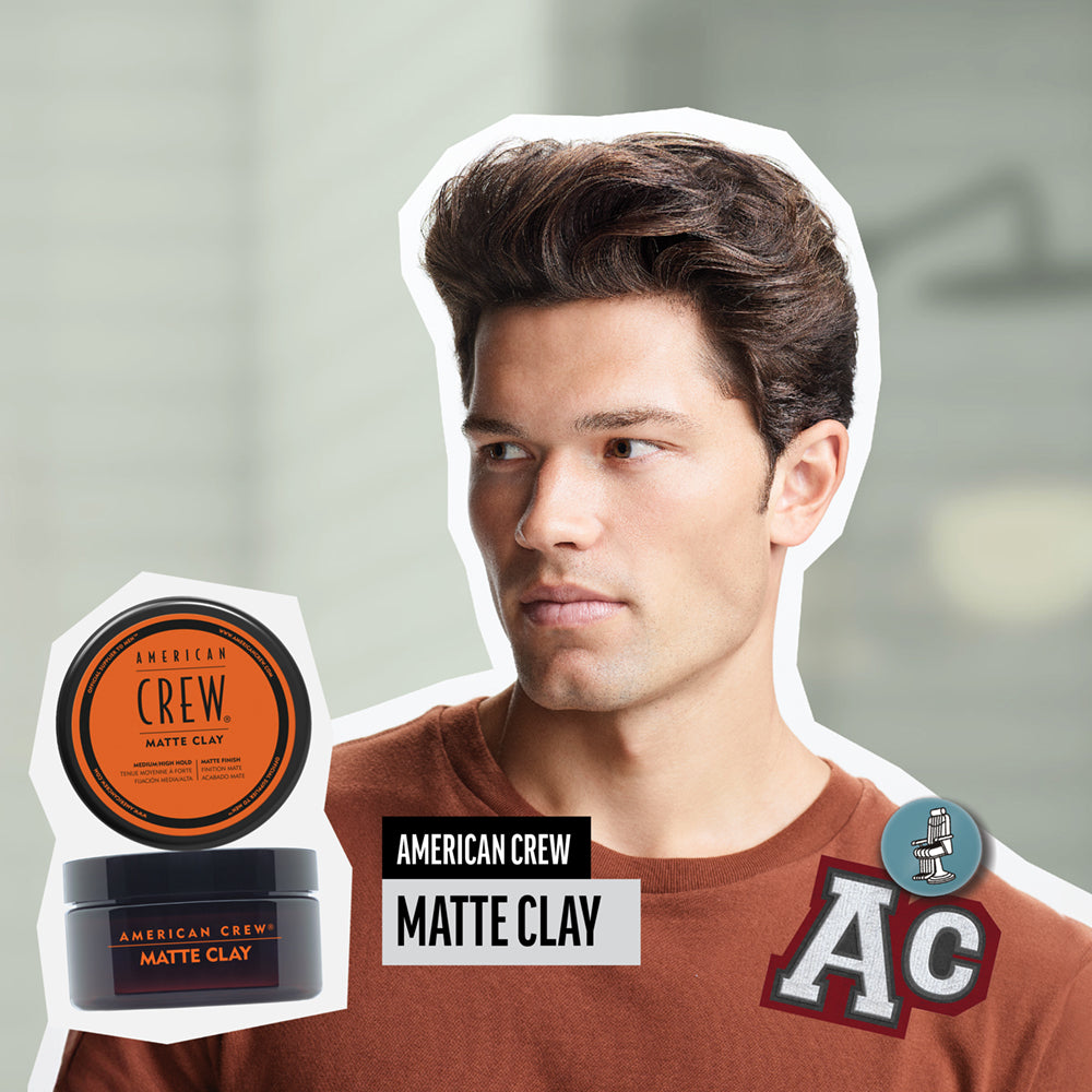 American Crew Matte Clay  Duo Shampoo 250ml / Matte Clay 85g with Bonus American Crew Socks