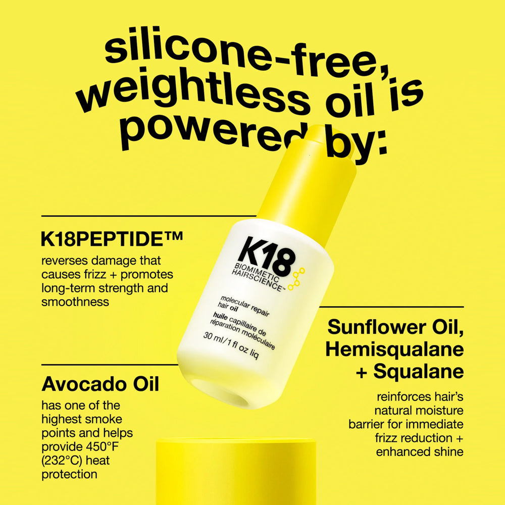 K18 Molecular Repair HAIR OIL 30ml