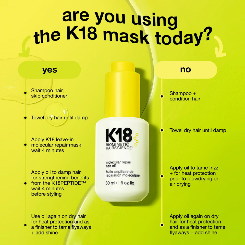 K18 Molecular Repair HAIR OIL 30ml