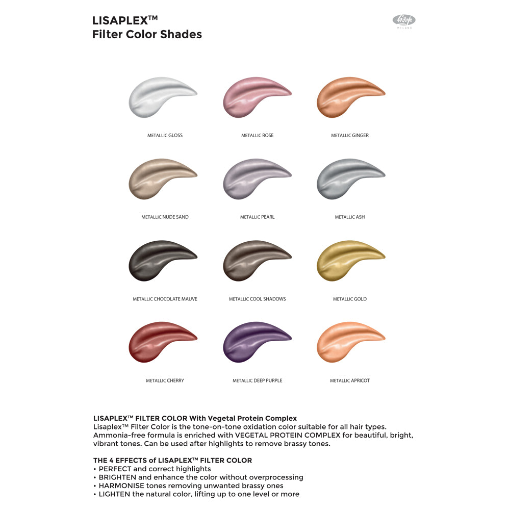 Lisaplex Filter Color Metallic Chocolate Mauve