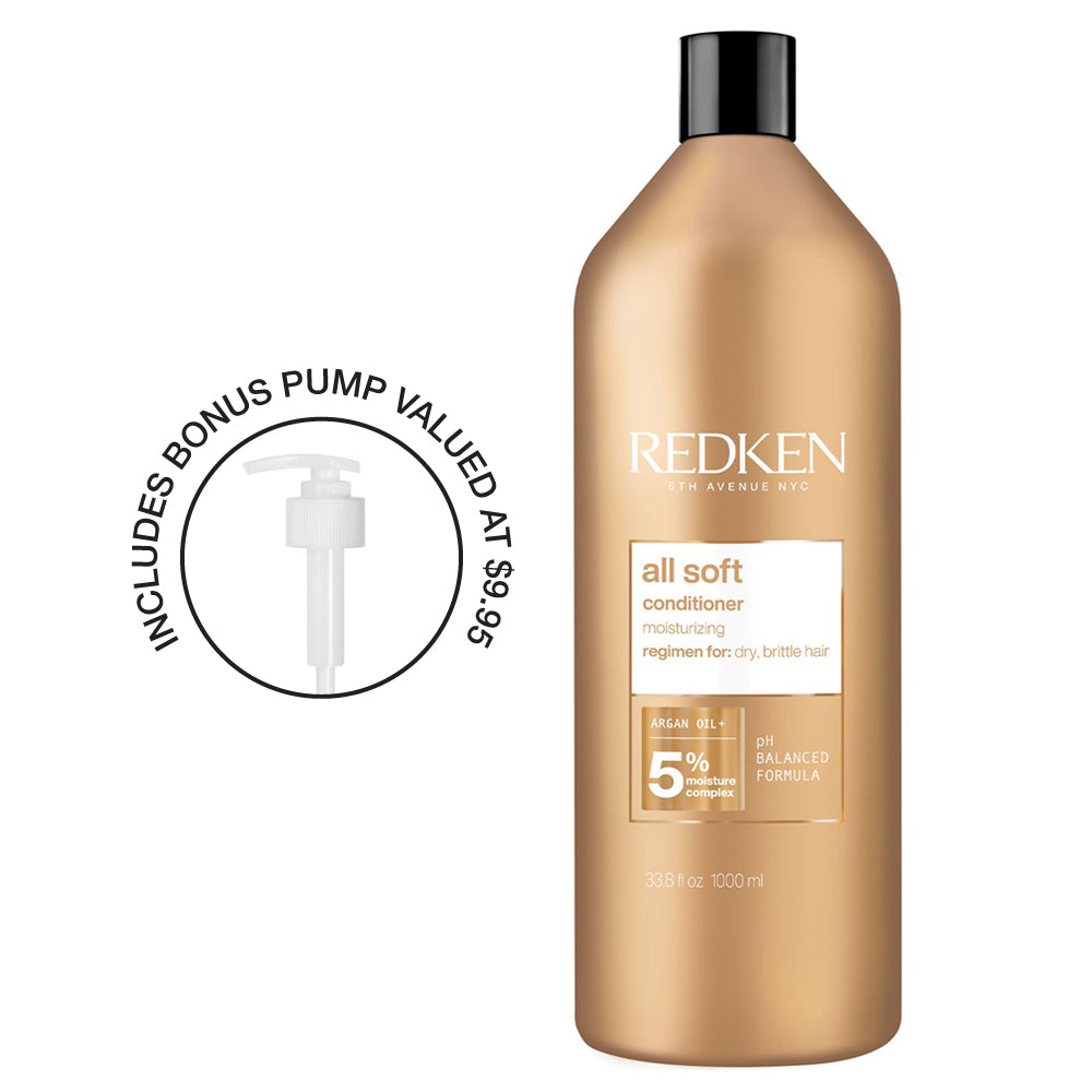 Redken All Soft Conditioner 1000ml | Hair & Beauty World
