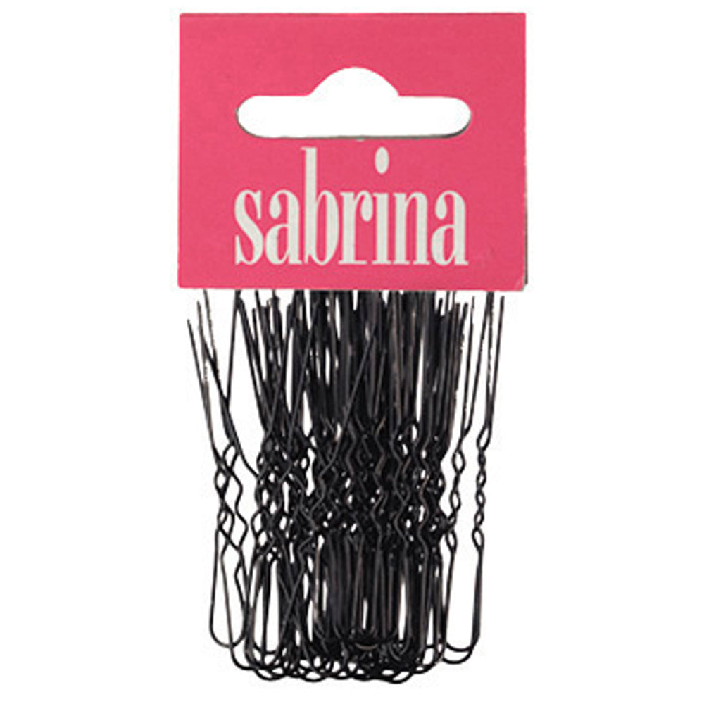 Sabrina Fringe Pins Black  50 pins per Bag