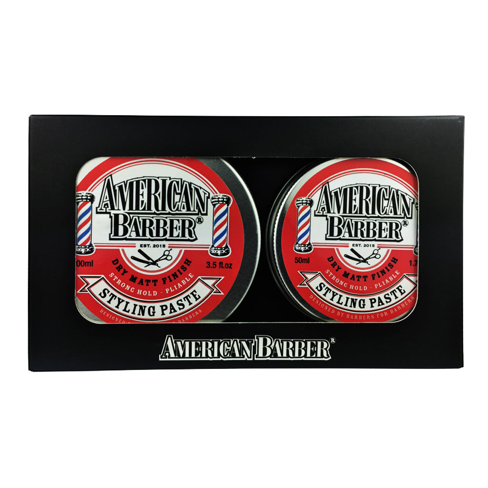 American Barber Styling Paste Duo 50ml-100ml