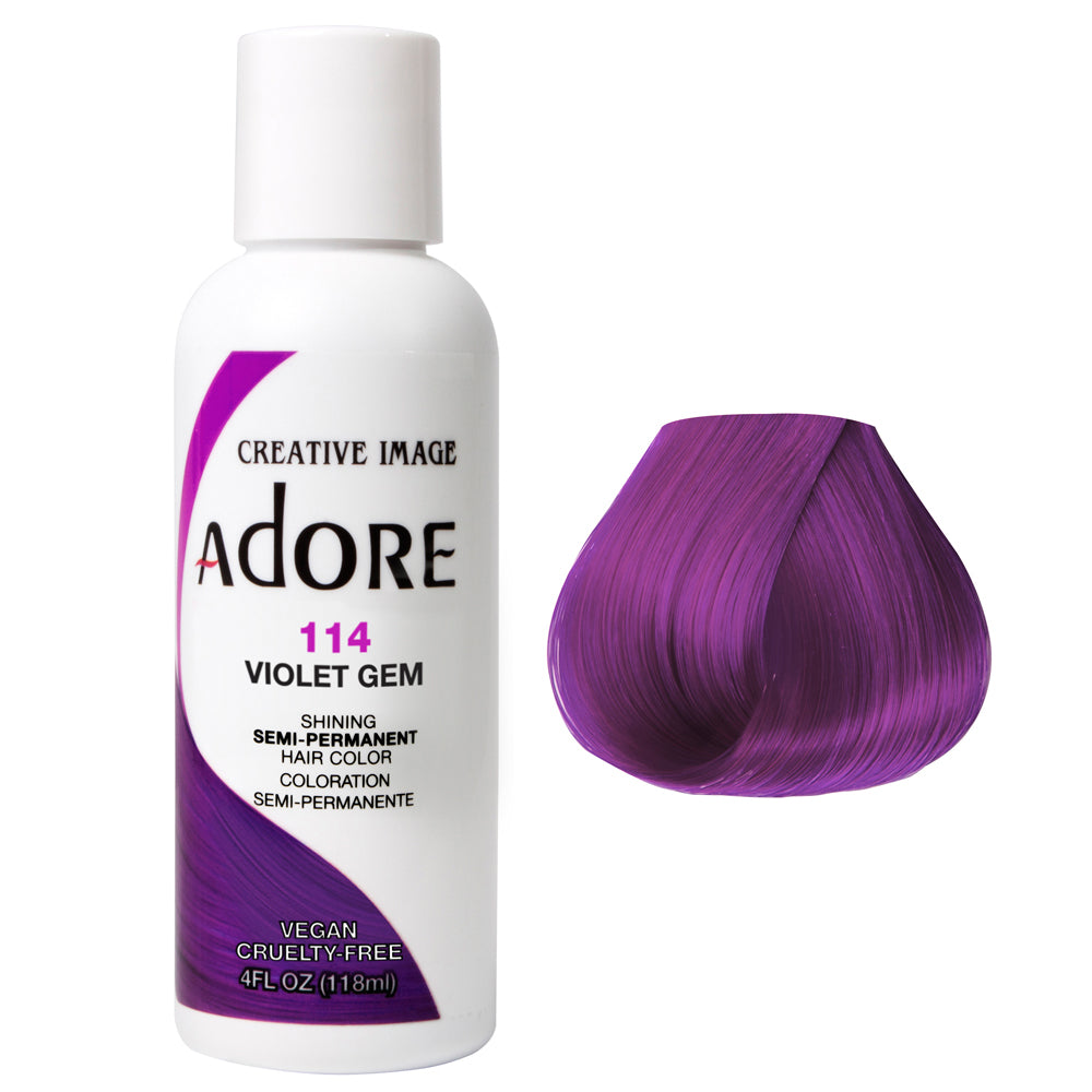 Adore Semi Permanent Color Violet Gem #114