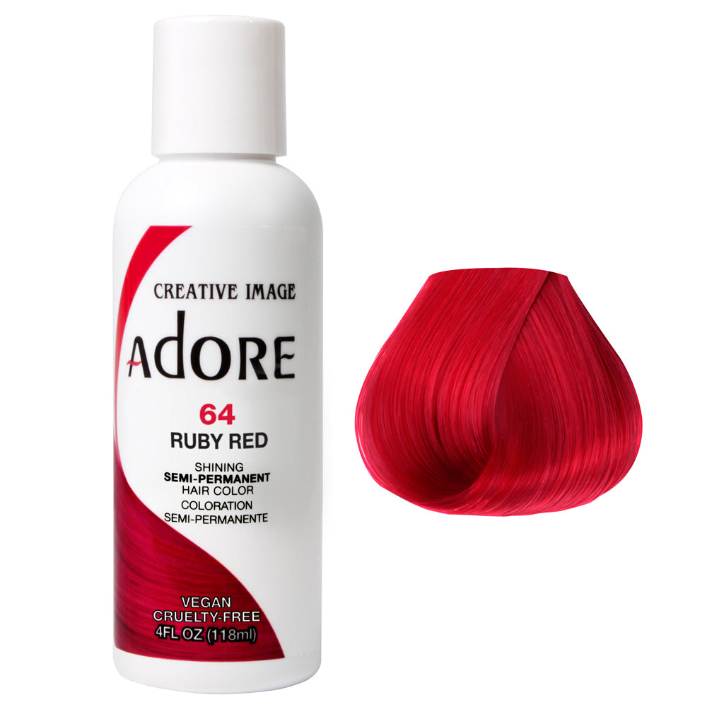 Adore Red Color Code Adore - Semi Permanent Hair Colour | Hair & Beauty World | Hair ...