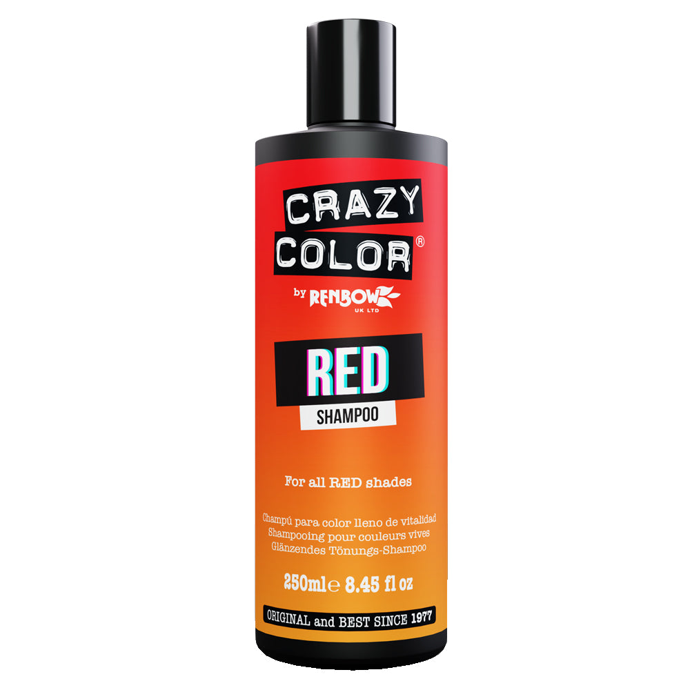 Crazy Color - Shampoo - RED - 250ml