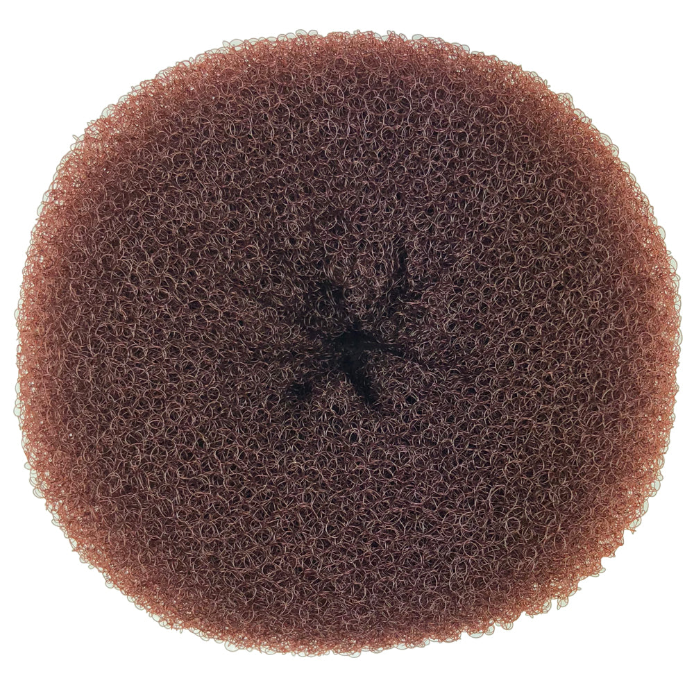 Hair Donut X-large Brown 12cm