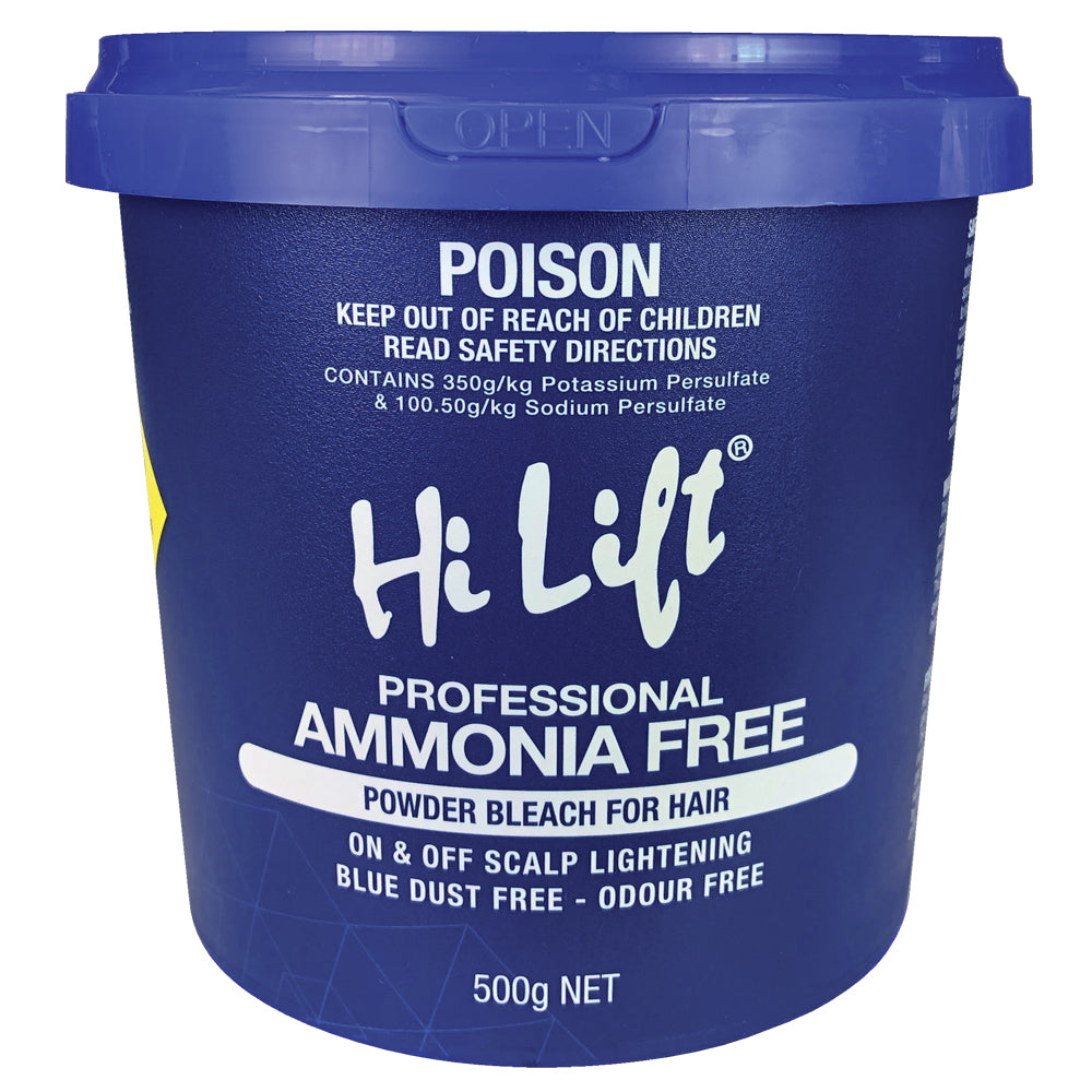 Hi Lift Ammonia Free Blue Bleach 500g Tub