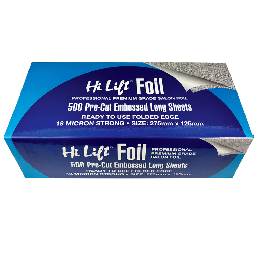 Hi Lift Foil 500 Pre Cut Sheets - LONG - 18 Micron  Silver