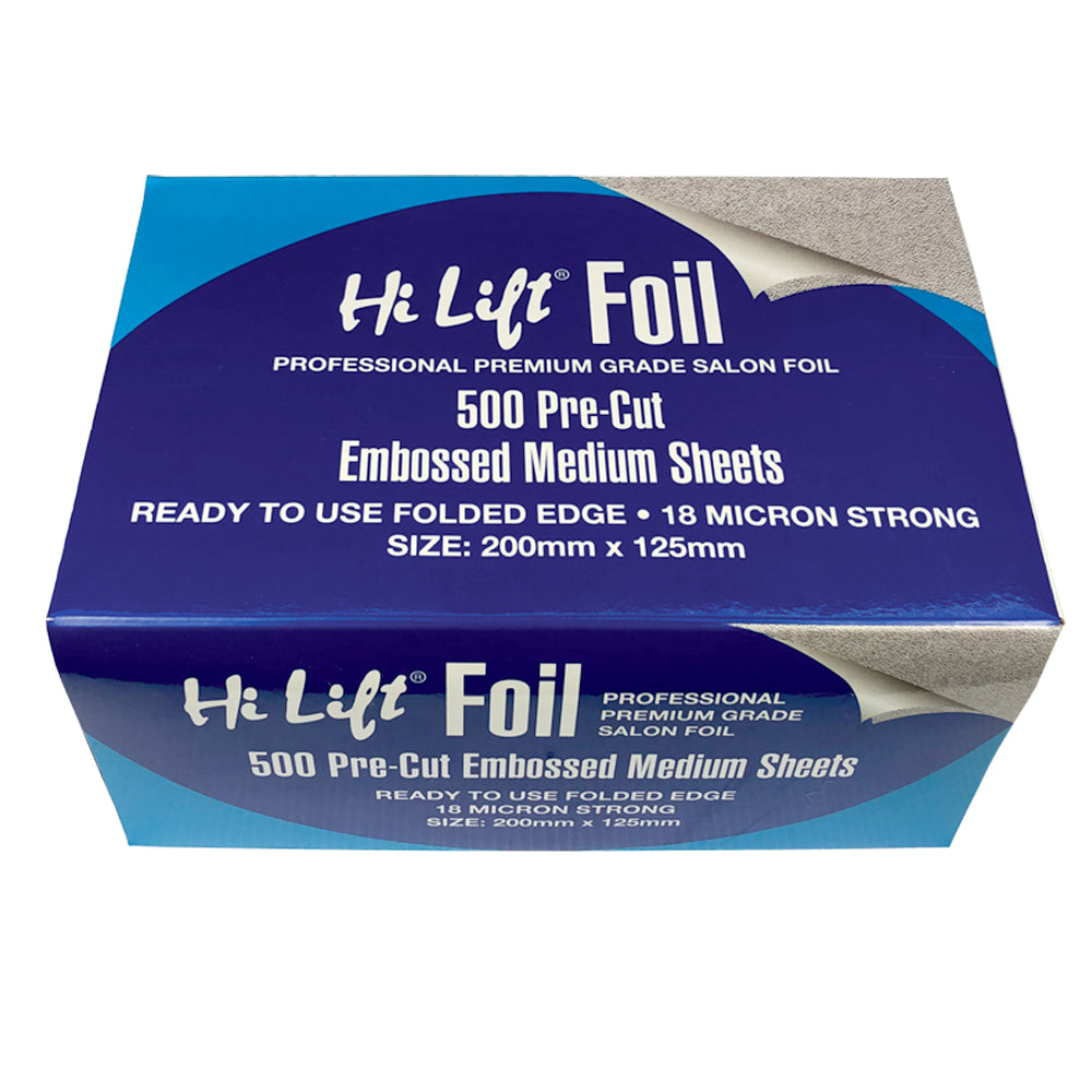 Hi Lift Foil 500 Pre Cut Sheets - Medium - 18 Micron  Silver