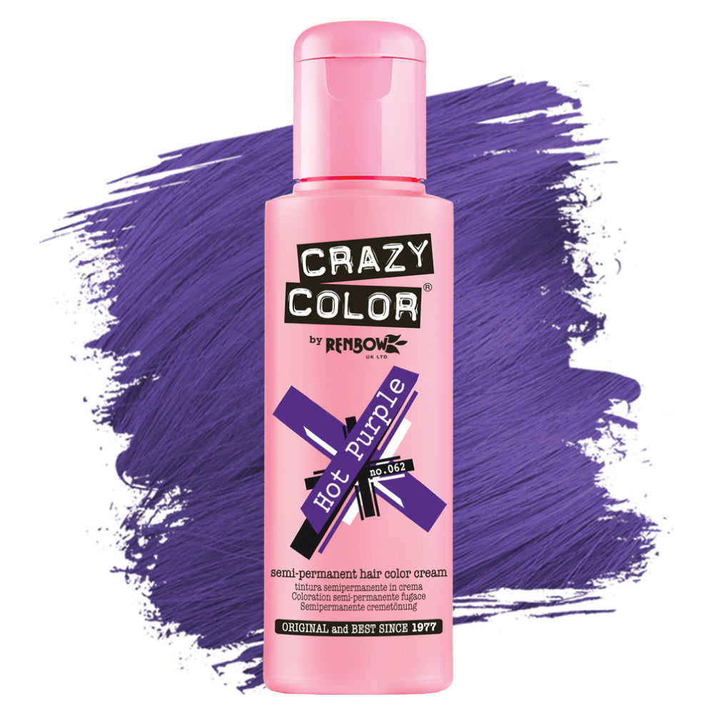 Crazy Color Semi Permanent  Hot Purple #62