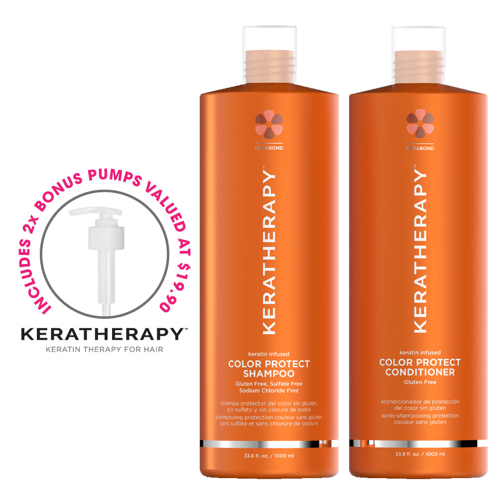 Keratherapy Duo Colour Protect Shampoo and Conditioner 1 Litre