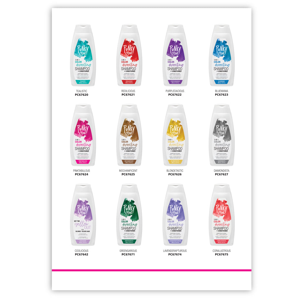 Punky 3-In-1 Shampoo - Redilicious 250ml | Hair & Beauty World