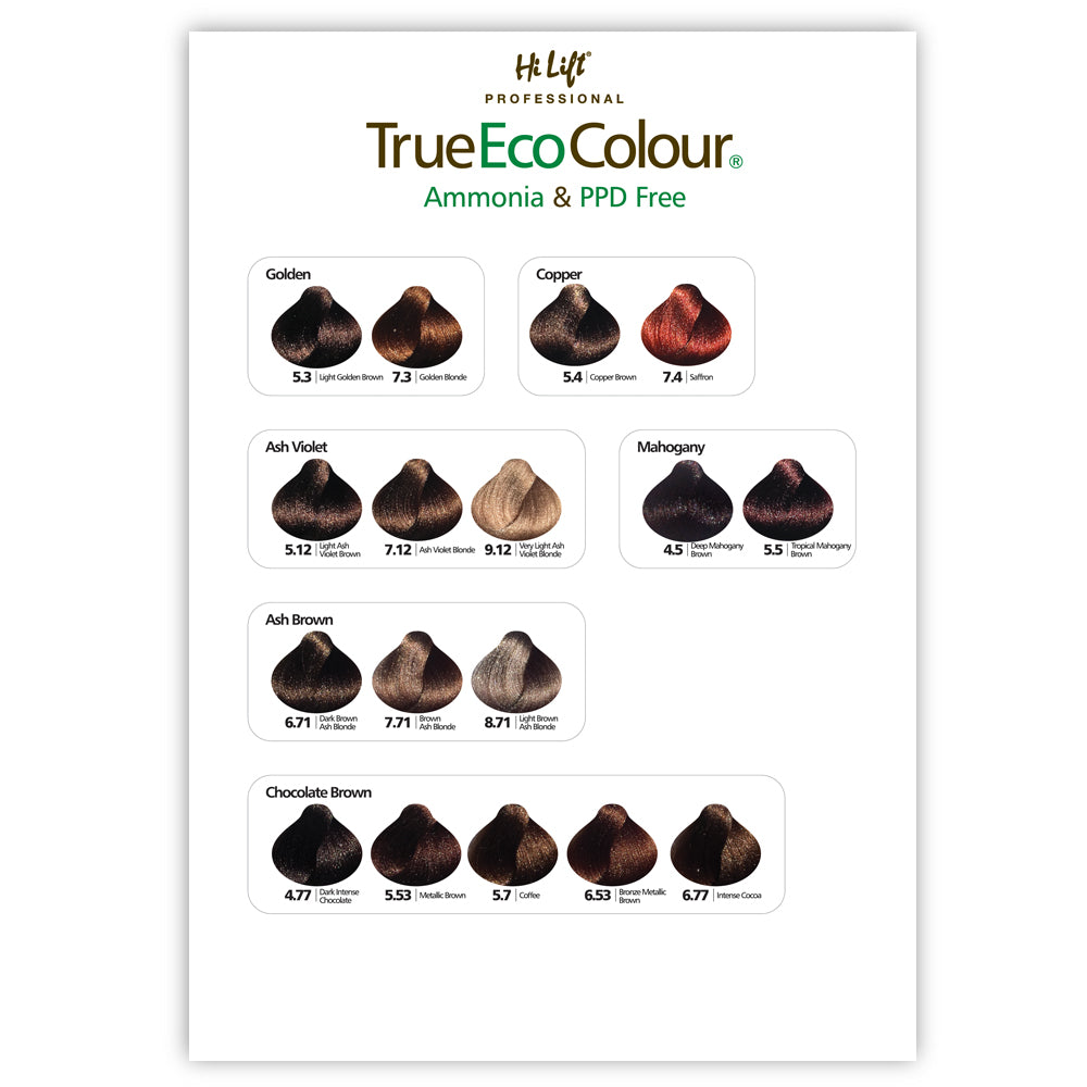 True Eco Colour 5-5 Tropical Mahogany Brown 100ml