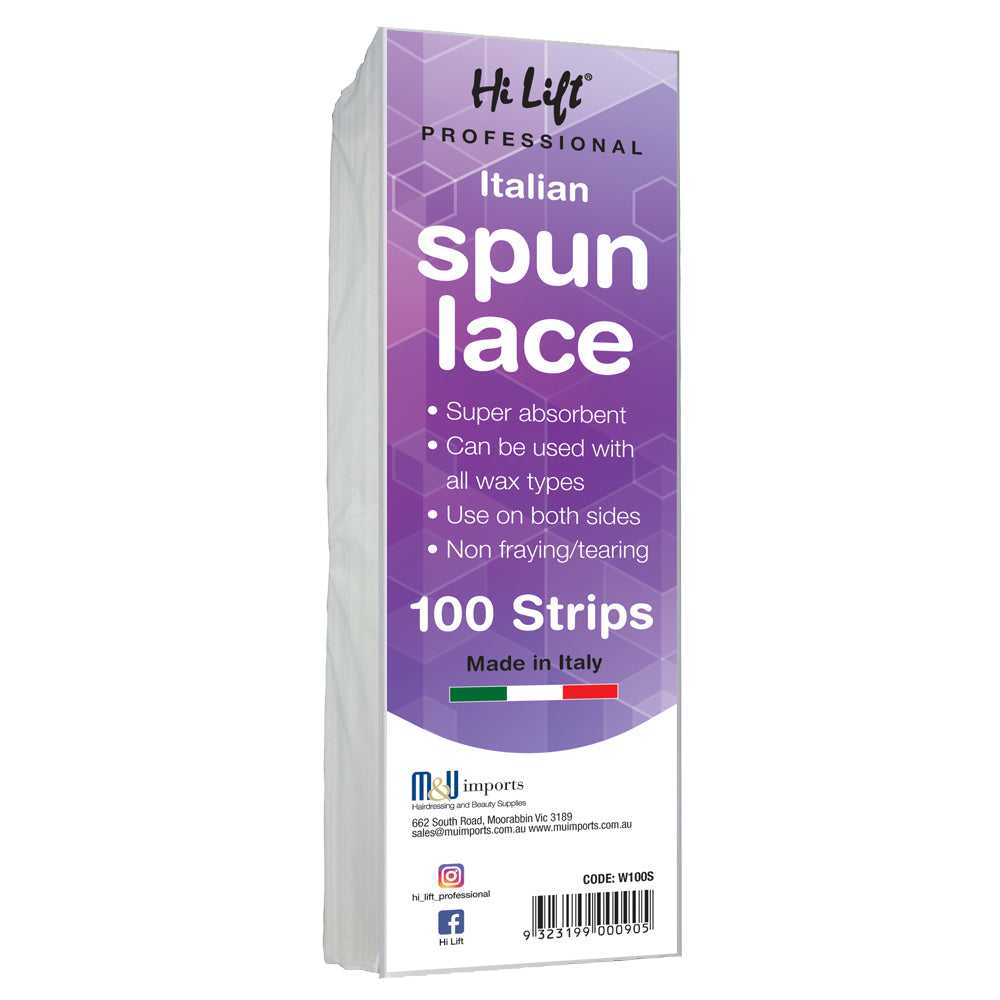 Hi Lift Italian Spa Lace Epilating Strips 100