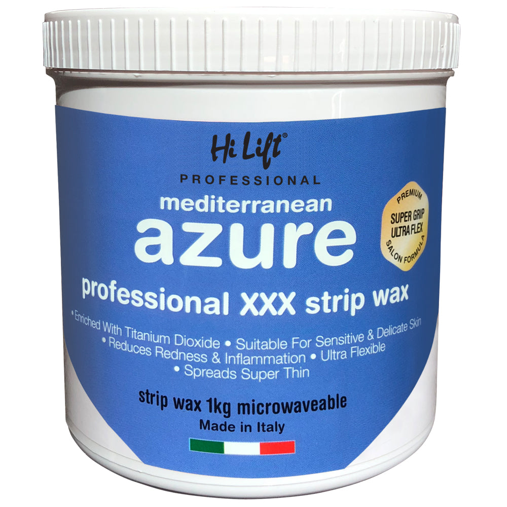Hi Lift Mediterranean Azure Strip Wax - 1000ml Tub