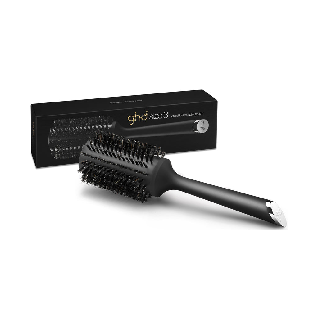 GHD Size 3 Natural Bristle radial brush